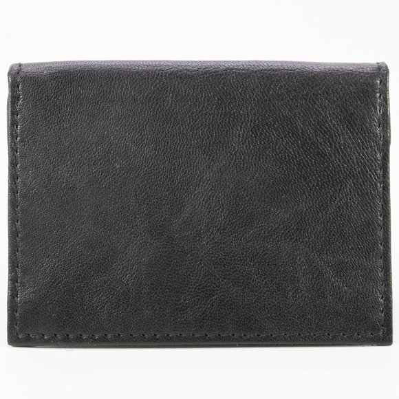 Real Genuine Leather Men's Bifold Credit Card Case, ID Holder - Picture 7 of 8